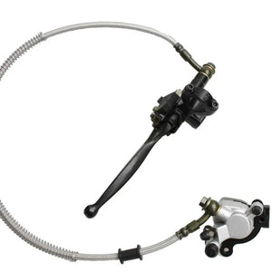 Front Hydraulic Brake Assembly with 600mm Hose for 43cc 47cc 49cc 2-Stroke Pocket Bike - goofitmoto