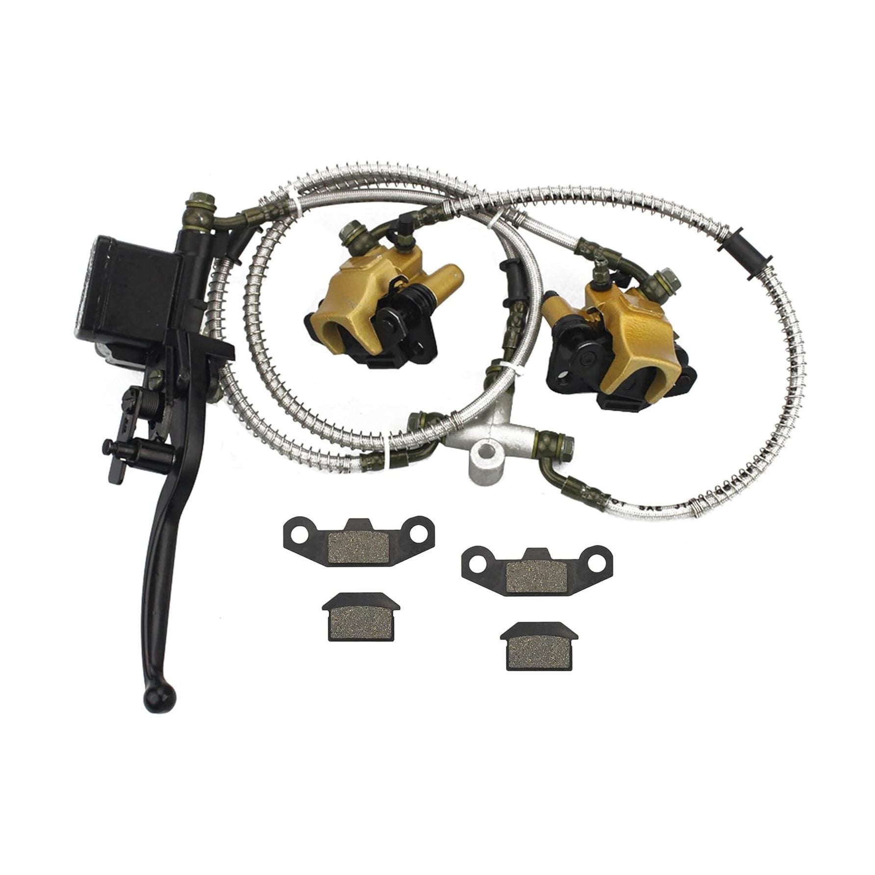 Front Brake Assembly with Brake Pad For 50cc 70cc 90cc 110cc 125cc ATV