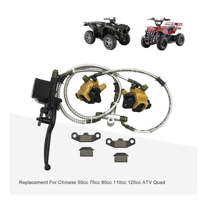 Front Brake Assembly with Brake Pad For 50cc 70cc 90cc 110cc 125cc ATV