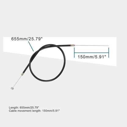 GOOFIT 25.79" Front Brake Cable for 2-Stroke 47cc 49cc Pocket Pit Dirt Bike