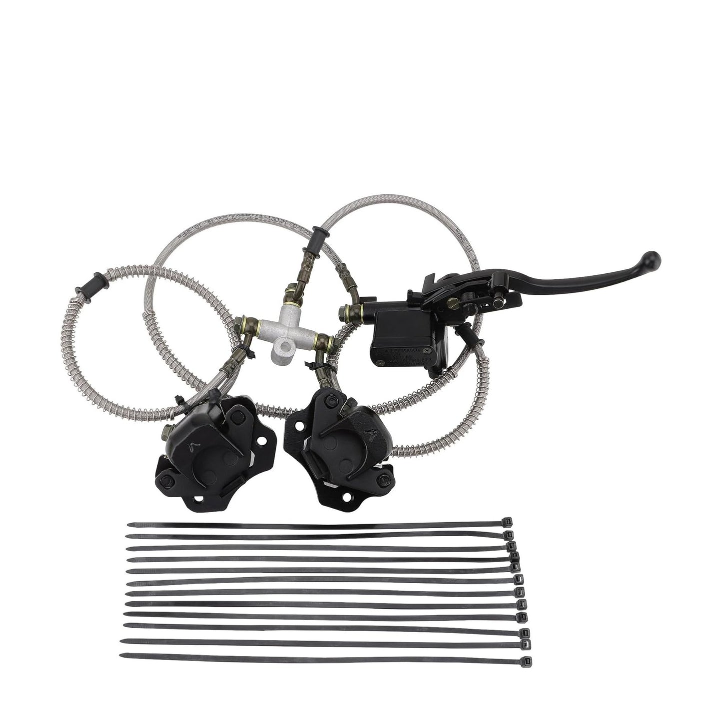 Front Brake Caliper & Master Cylinder Assembly For 110cc-250cc ATV