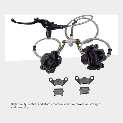 Front Disc Brake Assembly With Rear Brake Pad For ATV