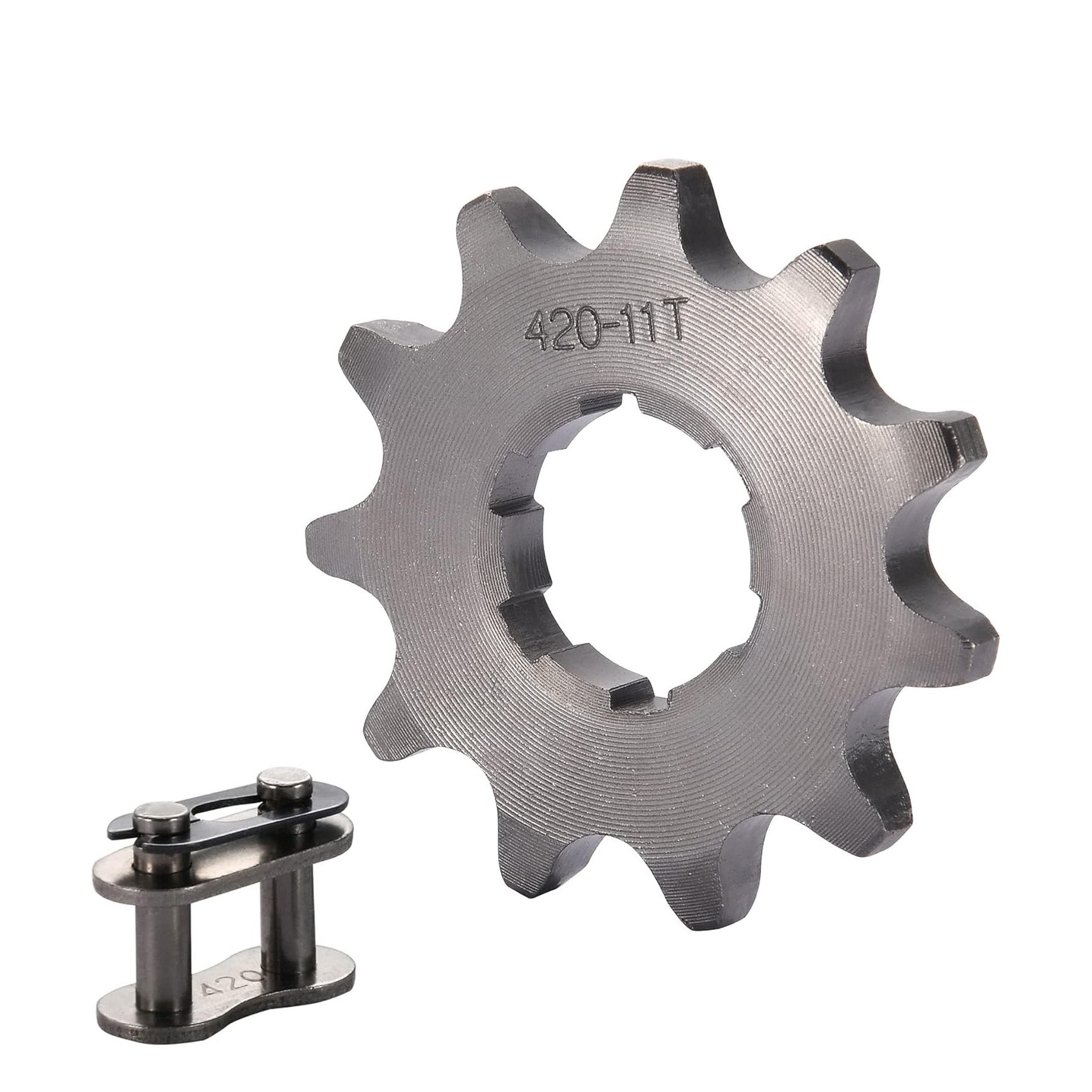 GOOFIT 420-11T 20mm Motorcycle Front Engine Sprocket Replacement for 50cc 70cc 90cc 110cc 125cc Dirt Pit Bike Mini Bike ATV