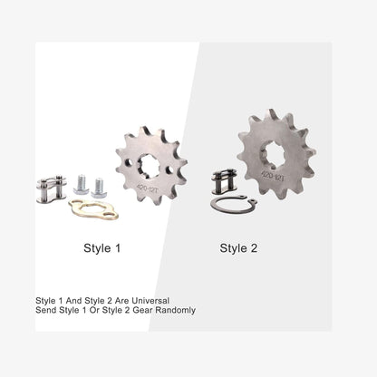 GOOFIT 17mm Front Sprocket 420-12T for 50cc 70cc 90cc 110cc 125cc 140cc 150cc Pit Dirt bike Motorcycle ATV Dirt Bike 420-12T