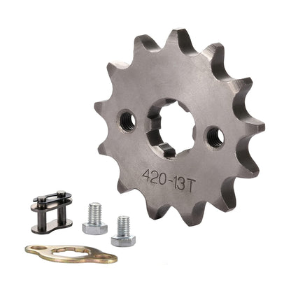 GOOFIT 17mm Front Sprocket for Motorcycle Dirt Bike ATV 420-13T