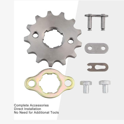 GOOFIT 17mm Front Sprocket for Motorcycle Dirt Bike ATV 420-13T