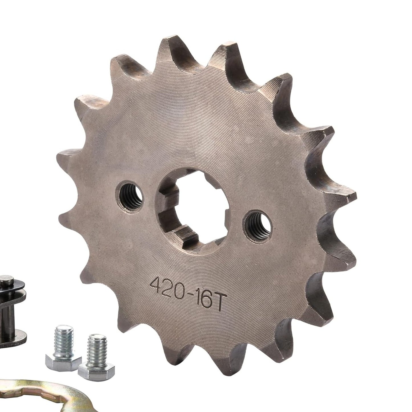 GOOFIT 20mm Sprocket Front Replacement for 50cc 70cc 110cc 125cc 140cc Motorcycle ATV Dirt Bike 420-16T