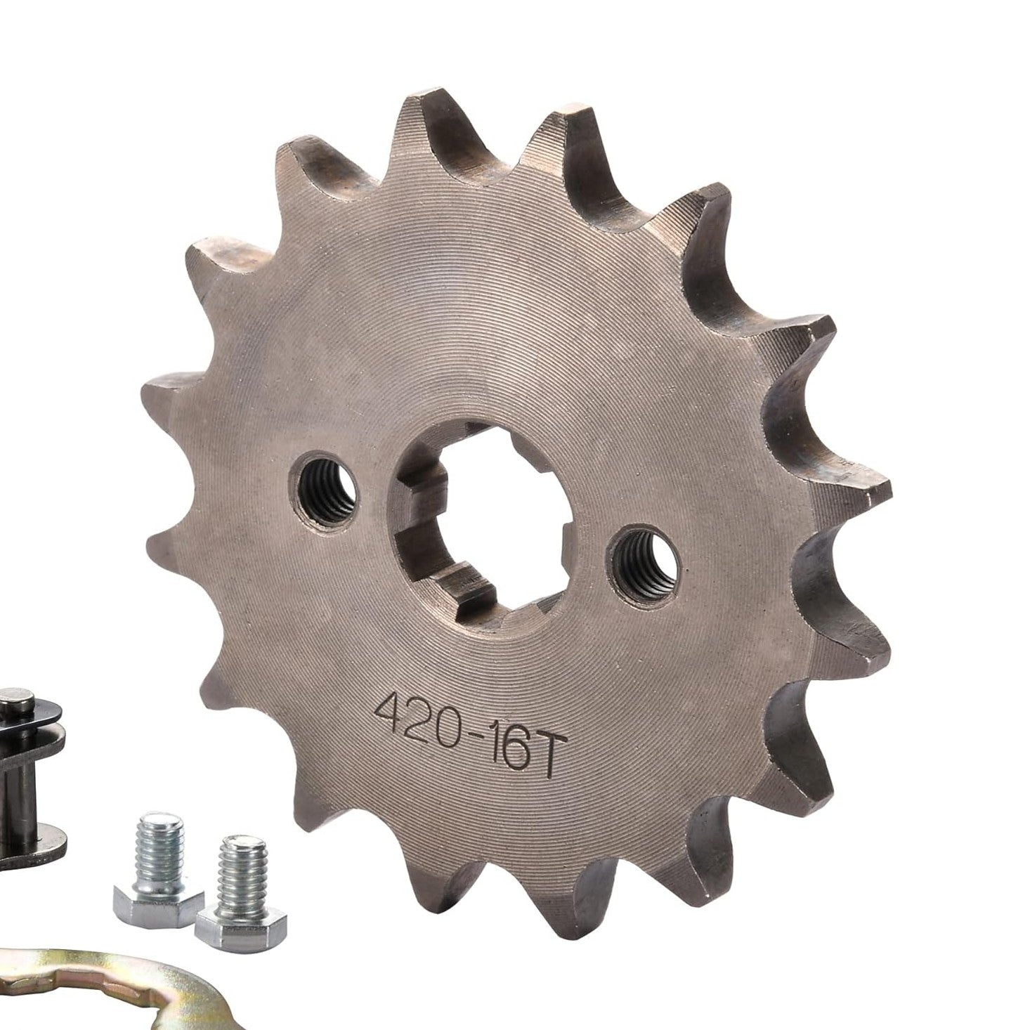 GOOFIT 20mm Sprocket Front Replacement for 50cc 70cc 110cc 125cc 140cc Motorcycle ATV Dirt Bike 420-16T
