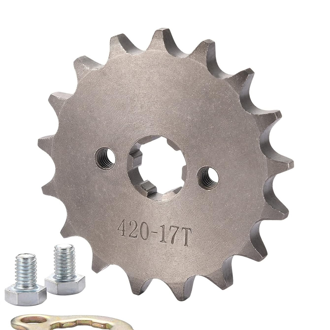 GOOFIT 20mm Drive Front Sprocket for 50cc 70cc 110cc 125cc 150cc Motorcycle ATV Dirt Bike 420-17T