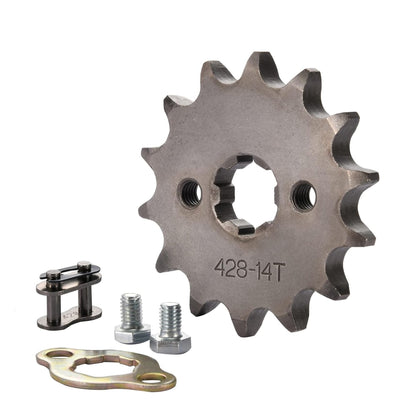 GOOFIT 20mm Sprocket Front for Motorcycle ATV Dirt Bike 428-14T