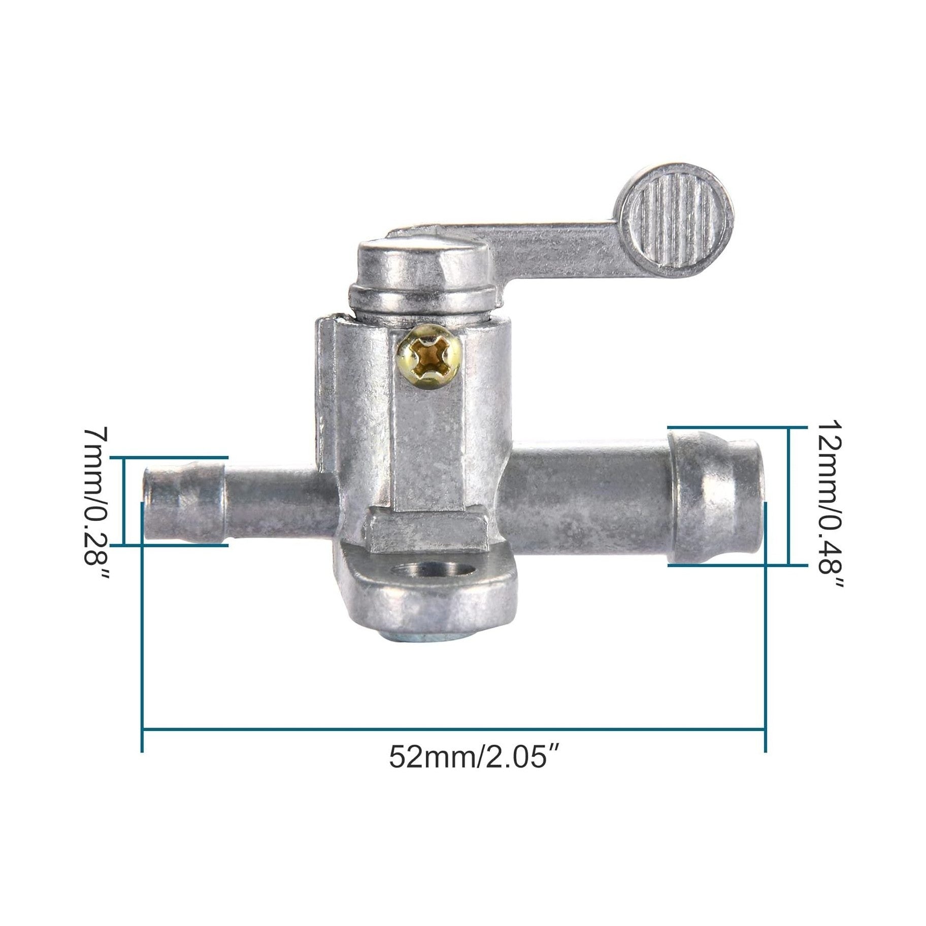 GOOFIT 1/4" Fuel Tank Petcock Switch Replacement for PW50 1981-2009 ATV Dirt Pit Bike Motorcycle