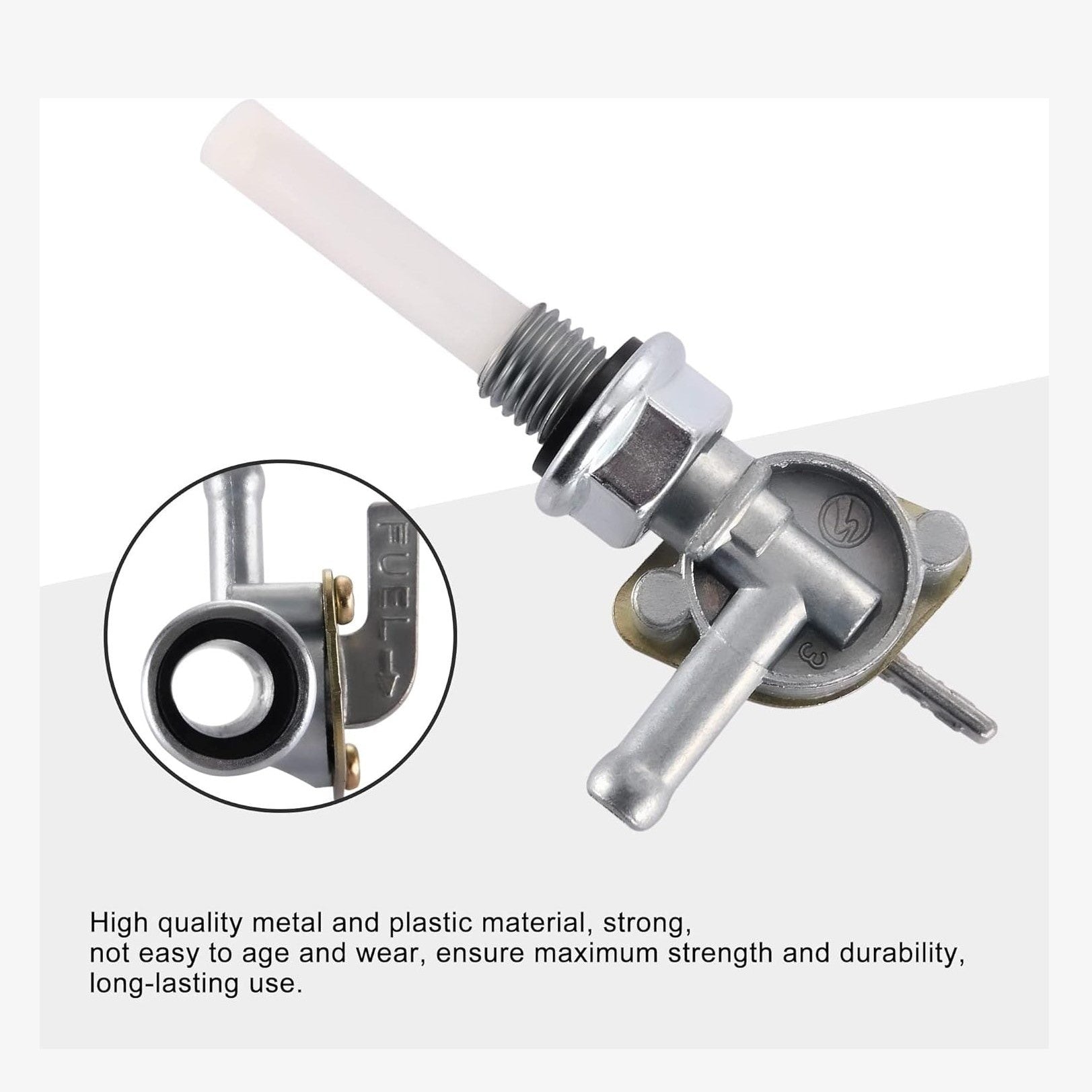 GOOFIT 10mm Fuel Petcock Valve On/Off Replacement for 50cc 70cc 90cc 110cc 125cc 150cc ATV Dirt Bike Go Kart Pit Bike 4 Wheeler Quad Bikes