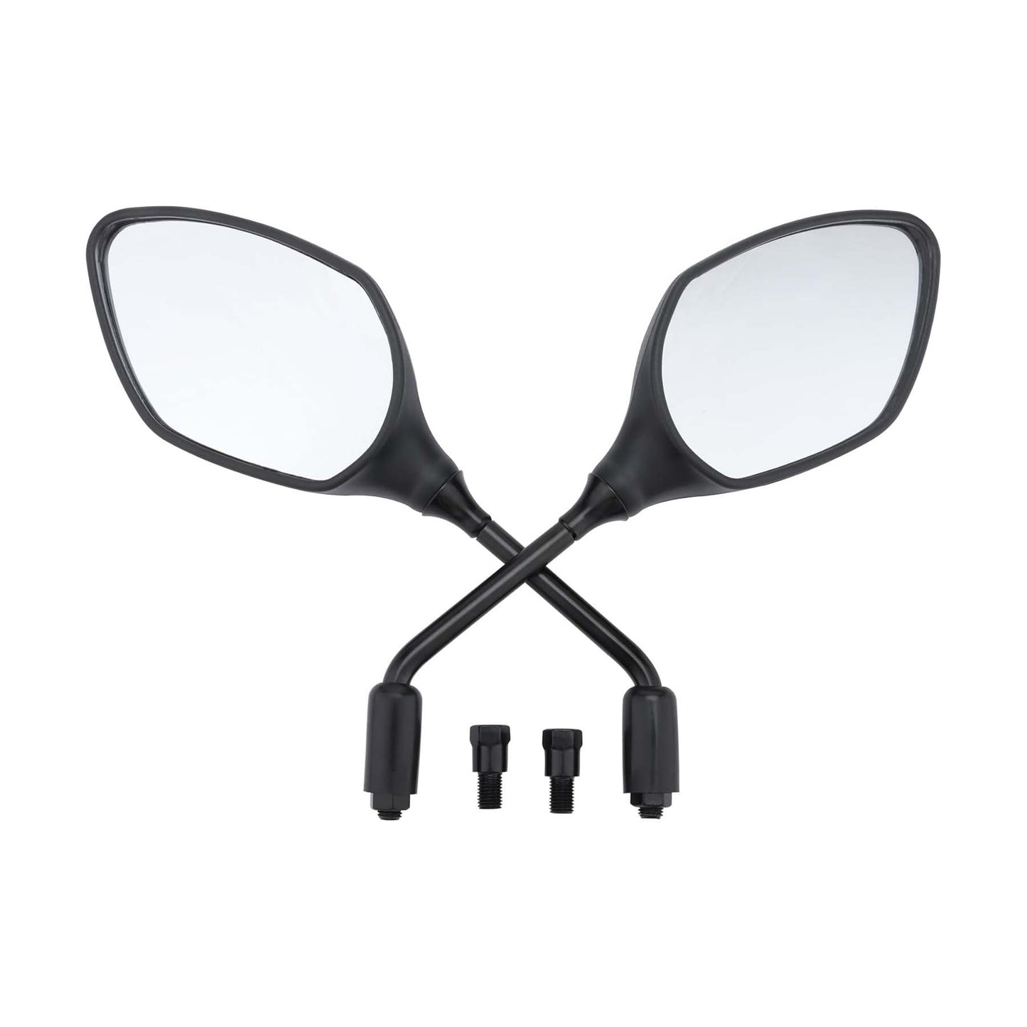 GOOFIT 10mm Motorcycle Rear view Side Mirror 360 Degrees Rotation M10 Replacement for SX150 150X 150 UTV Moped ATV Scooter Large displacement Motorcycle Quad Pit DirtBike black