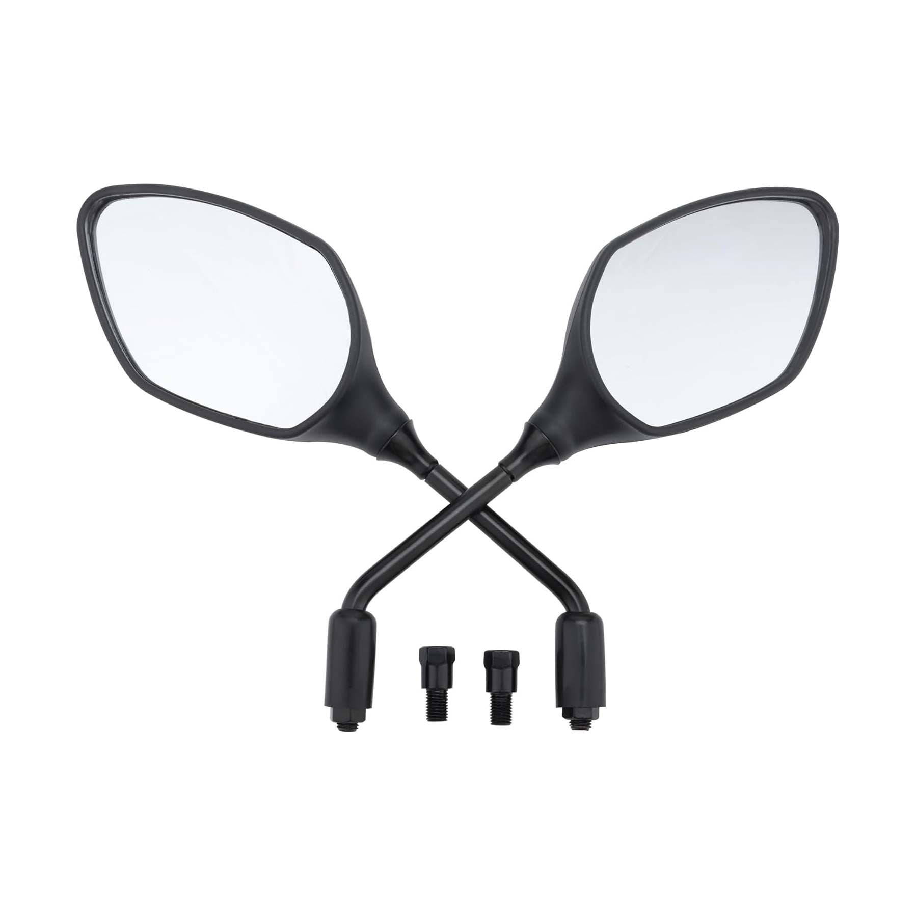 GOOFIT 10mm Motorcycle Rear view Side Mirror 360 Degrees Rotation M10 Replacement for SX150 150X 150 UTV Moped ATV Scooter Large displacement Motorcycle Quad Pit DirtBike black