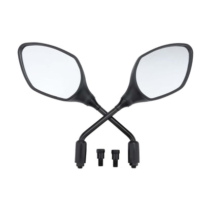 GOOFIT 10mm Motorcycle Rear view Side Mirror 360 Degrees Rotation M10 Replacement for SX150 150X 150 UTV Moped ATV Scooter Large displacement Motorcycle Quad Pit DirtBike black