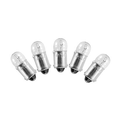GOOFIT 12V 3W Mini Auto Indicator Bulbs Car Interio Lighting Instrument Lamp for Motorcycle 5 Pack