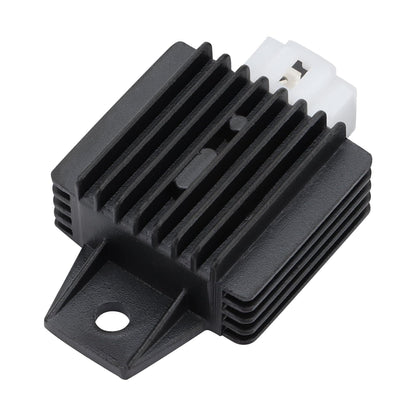 GOOFIT 12V 4 Pin DC Voltage Regulator Rectifier for GY6 Engine50cc 60cc 80cc 125cc 150cc Chinese Dirt Bikes Go Karts Gas Scooter ATV Moped