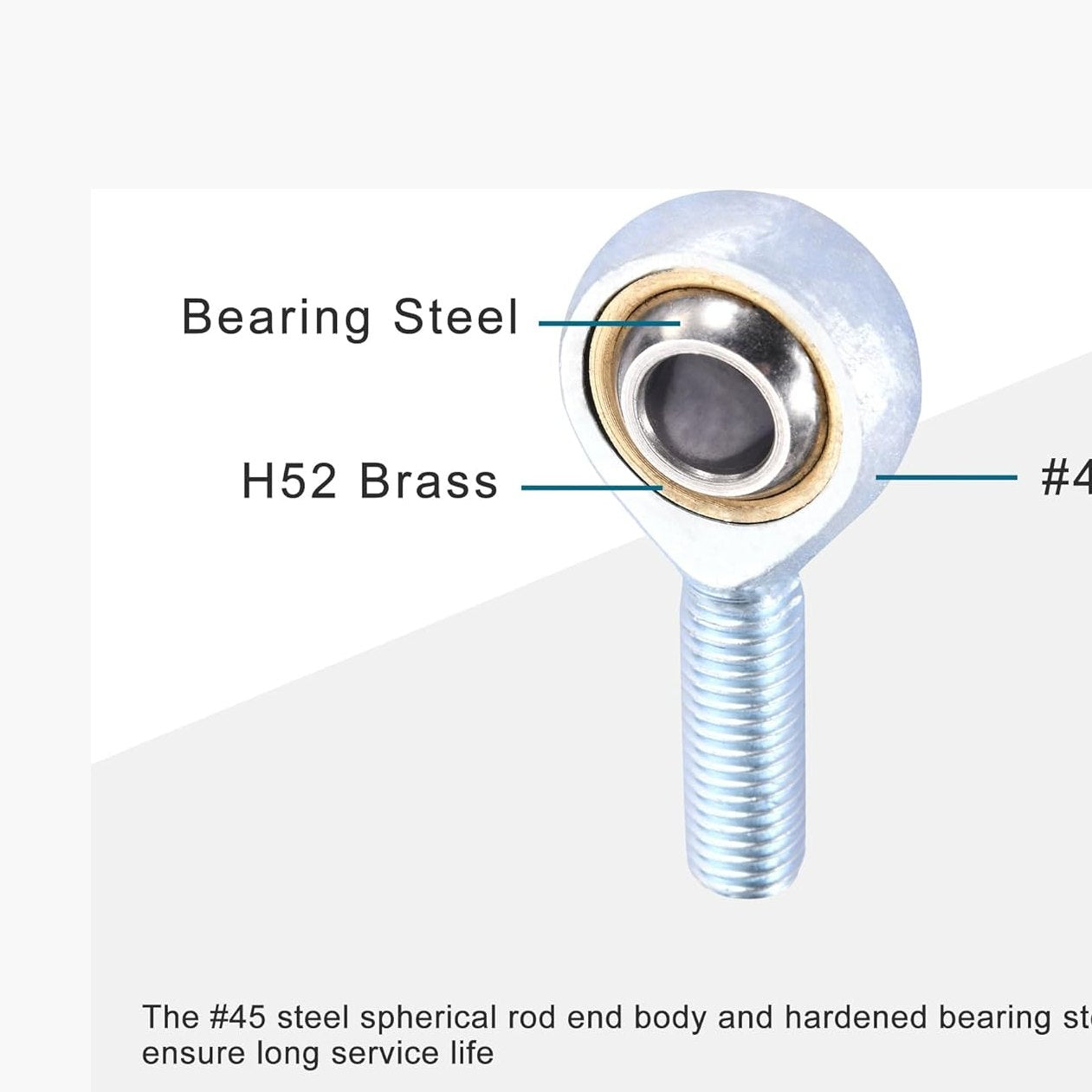 GOOFIT 12mm Ball Joint for ATV Quad Moped Scooter Dirt Bike Go Kart