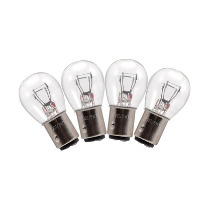 GOOFIT 12v 5w 21w/5w Tail Brake Light Bulb Replacement for Moped Scooter ATV Quad Go Kart Dirt Bike Motorcycle