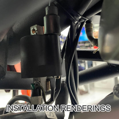 GOOFIT 135 Degree Ignition Coil with Elbow for CG 125cc 150cc 200cc 250cc Chinese ATV Quad Dirt Pit Bike Scooter Buggy Motorcycle Go Kart