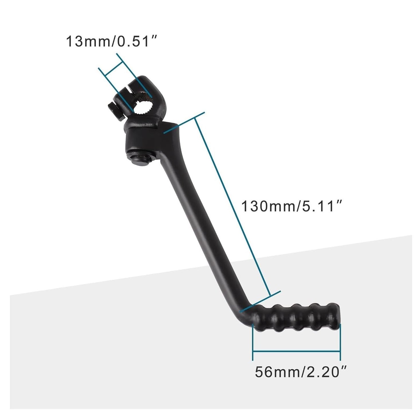 GOOFIT 13mm Kick Starter Lever Replacement for 50cc 70cc 90cc 110cc 125cc Engine Pit Dirt Bike Motorcycle YX SSR XR50 CRF50 Thumpstar Atomik Parts Black