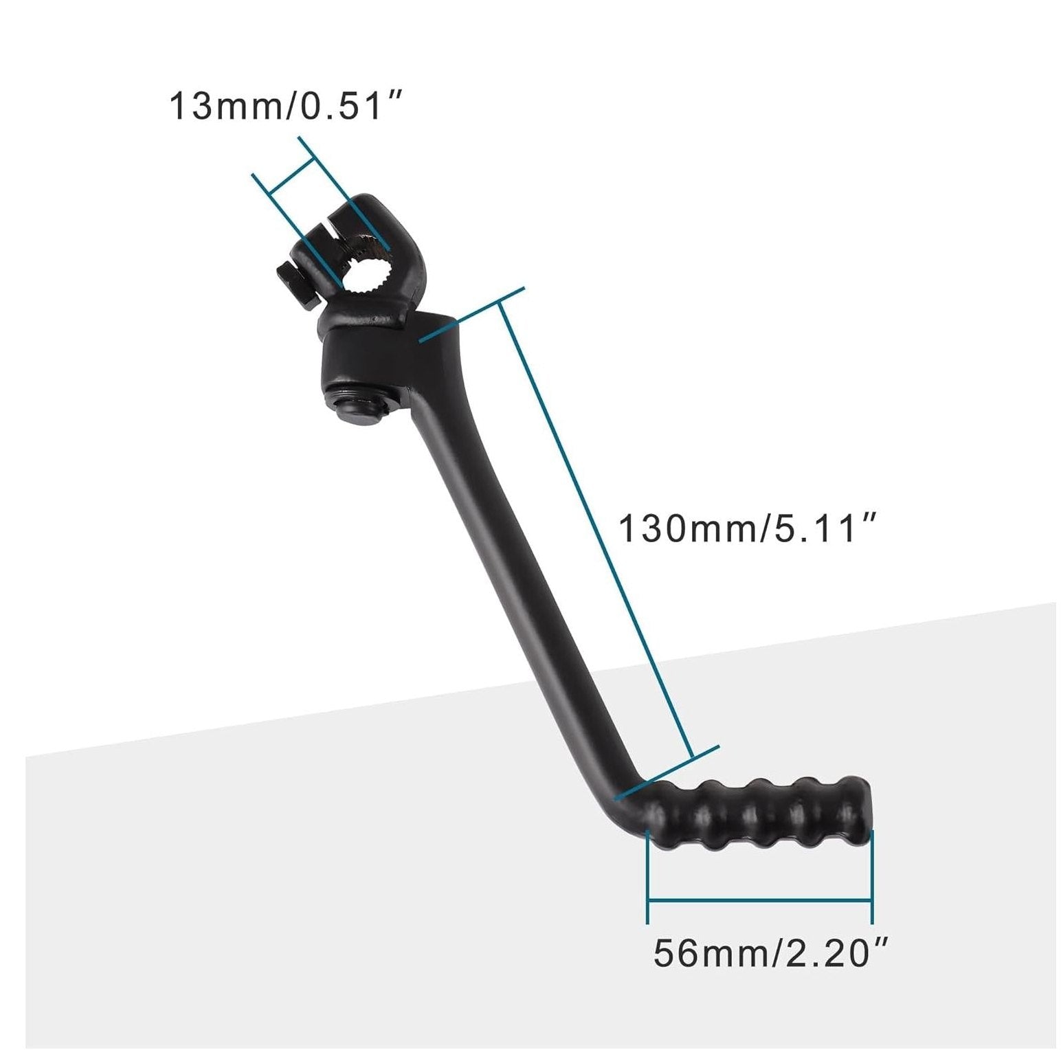 GOOFIT 13mm Kick Starter Lever Replacement for 50cc 70cc 90cc 110cc 125cc Engine Pit Dirt Bike Motorcycle YX SSR XR50 CRF50 Thumpstar Atomik Parts Black