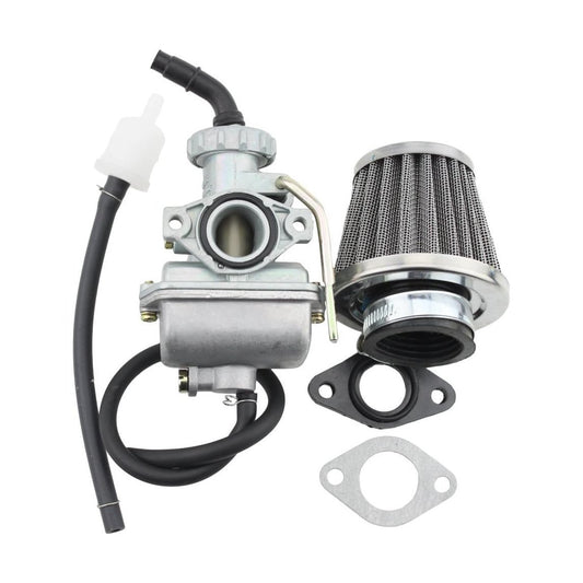 GOOFIT 16mm Carburetor with 35mm Air Filter Replacement for 50cc 70cc 90cc 110cc Horizontal Engine ATV Dirt Bike and Go Kart