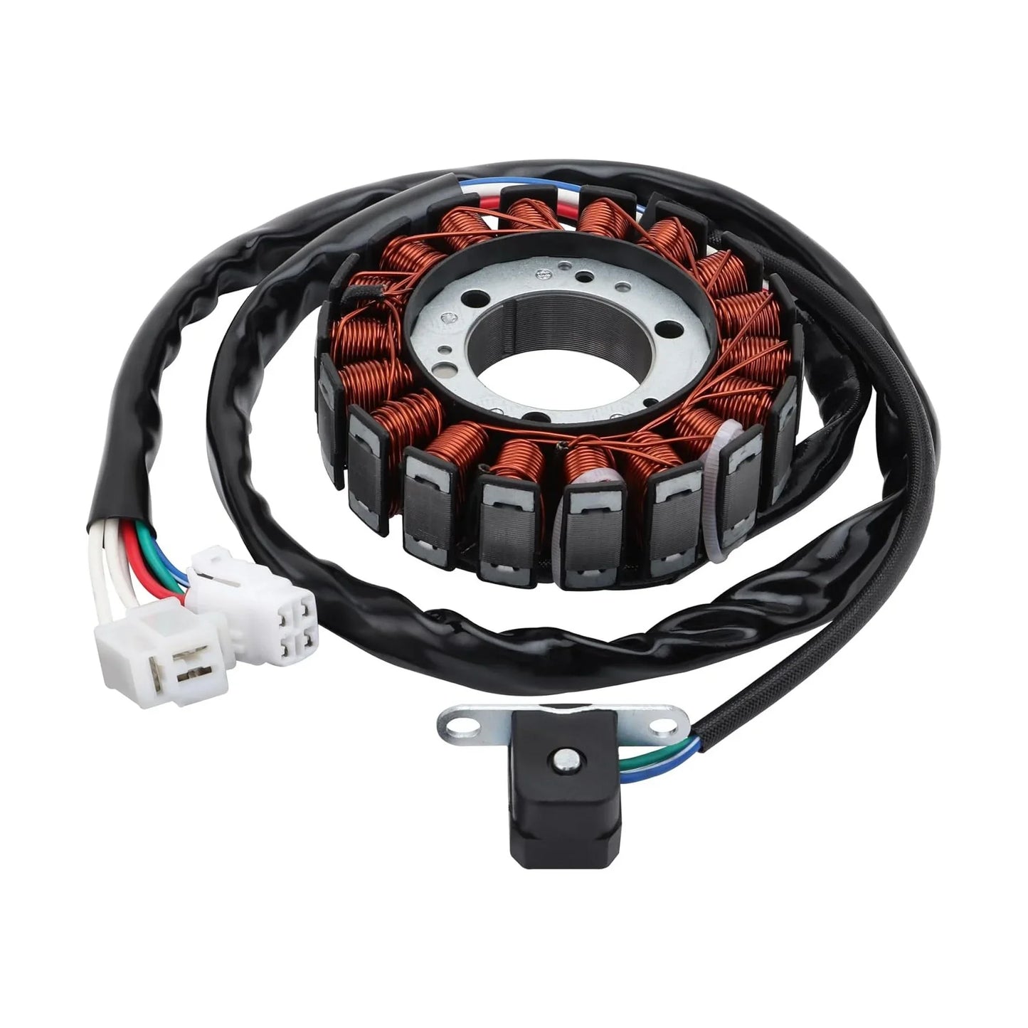 GOOFIT 18 Coil Motorcycle Magneto Stator Coil Replacement for Suzuki LTZ400 Quadsport Z KFX KSF 400 KSF400 Arctic Cat DVX400 - goofitmoto