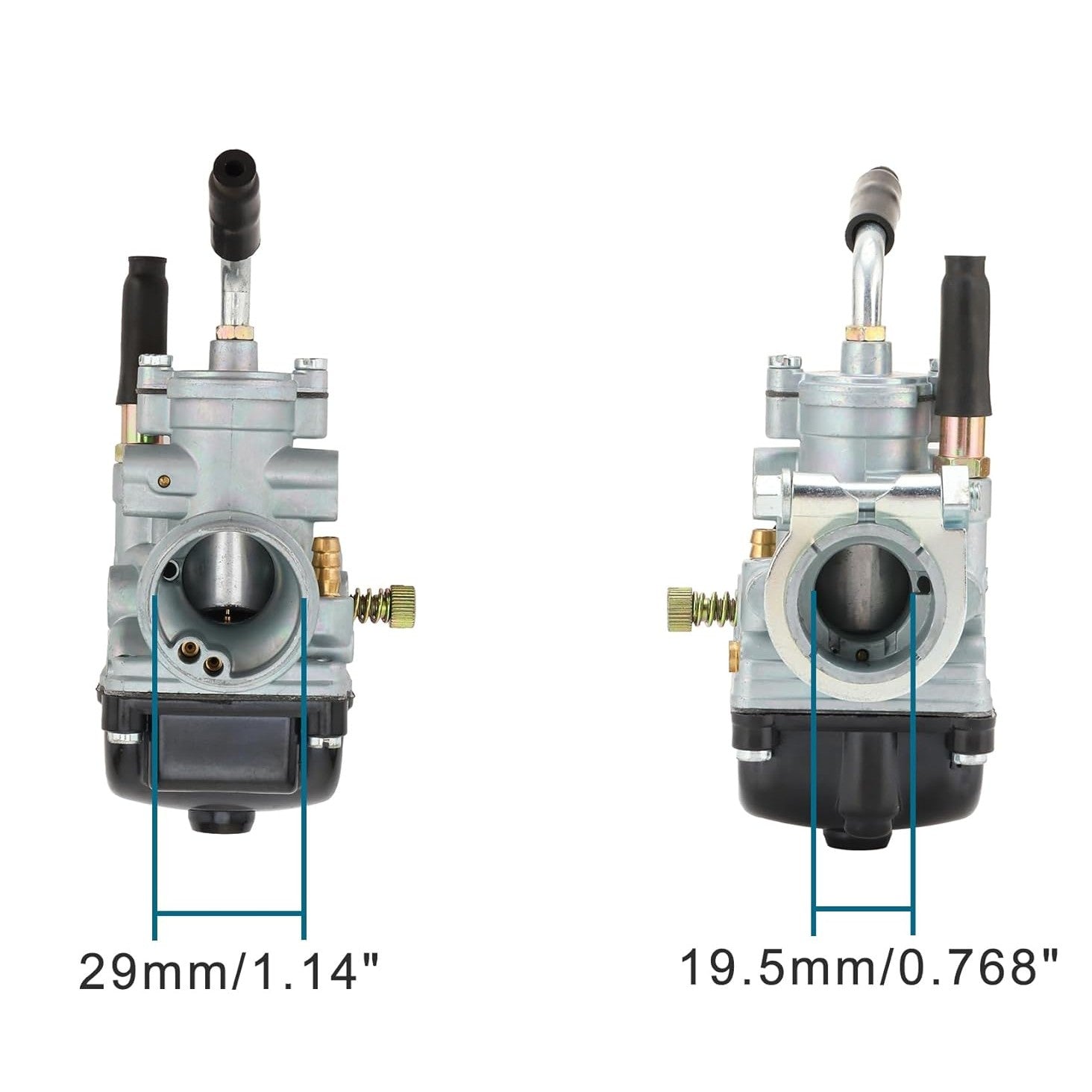 GOOFIT 19.5mm Carburetor Replacement for PHBG 2 stroke 50cc 70cc 90cc 100cc Scooter Moped