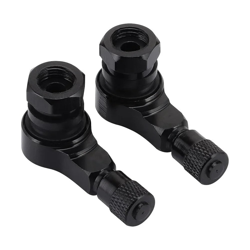 90 Degree CNC Aluminum Motorcycle Tubeless Valve Stems (11.3mm, 1 Pair) - goofitmoto