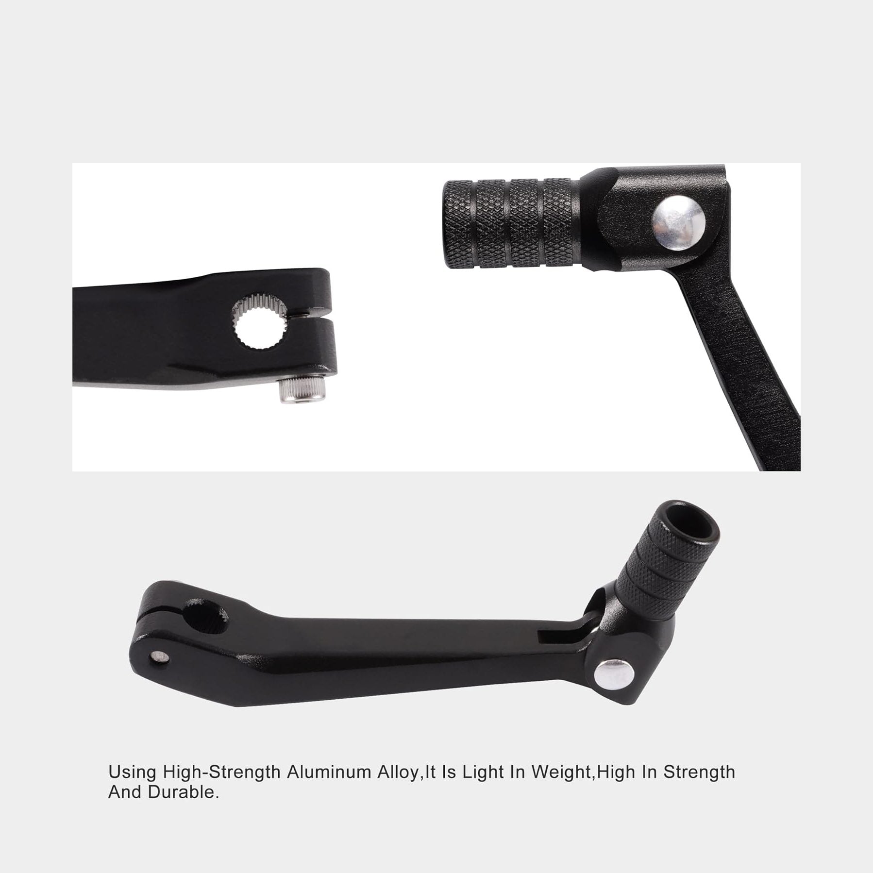 GOOFIT 2" Black Folding Gear Shifter Lever Replacement for NC250 CB250 110cc 125cc 140cc 150cc 250cc Dirt Bike ATV Motorcycle