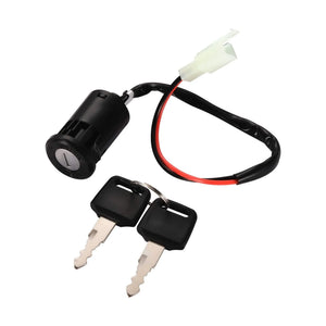 Ignition Key Switch Lock 2-Wire for Electric Trike Scooter Golf Cart - goofitmoto