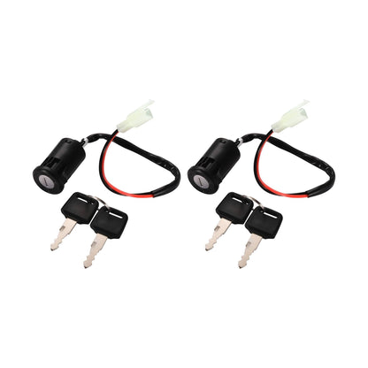 GOOFIT 2 Wire Ignition Key Switch Lock Replacement for Electric Trike and Scooter Golf Carts Bikes