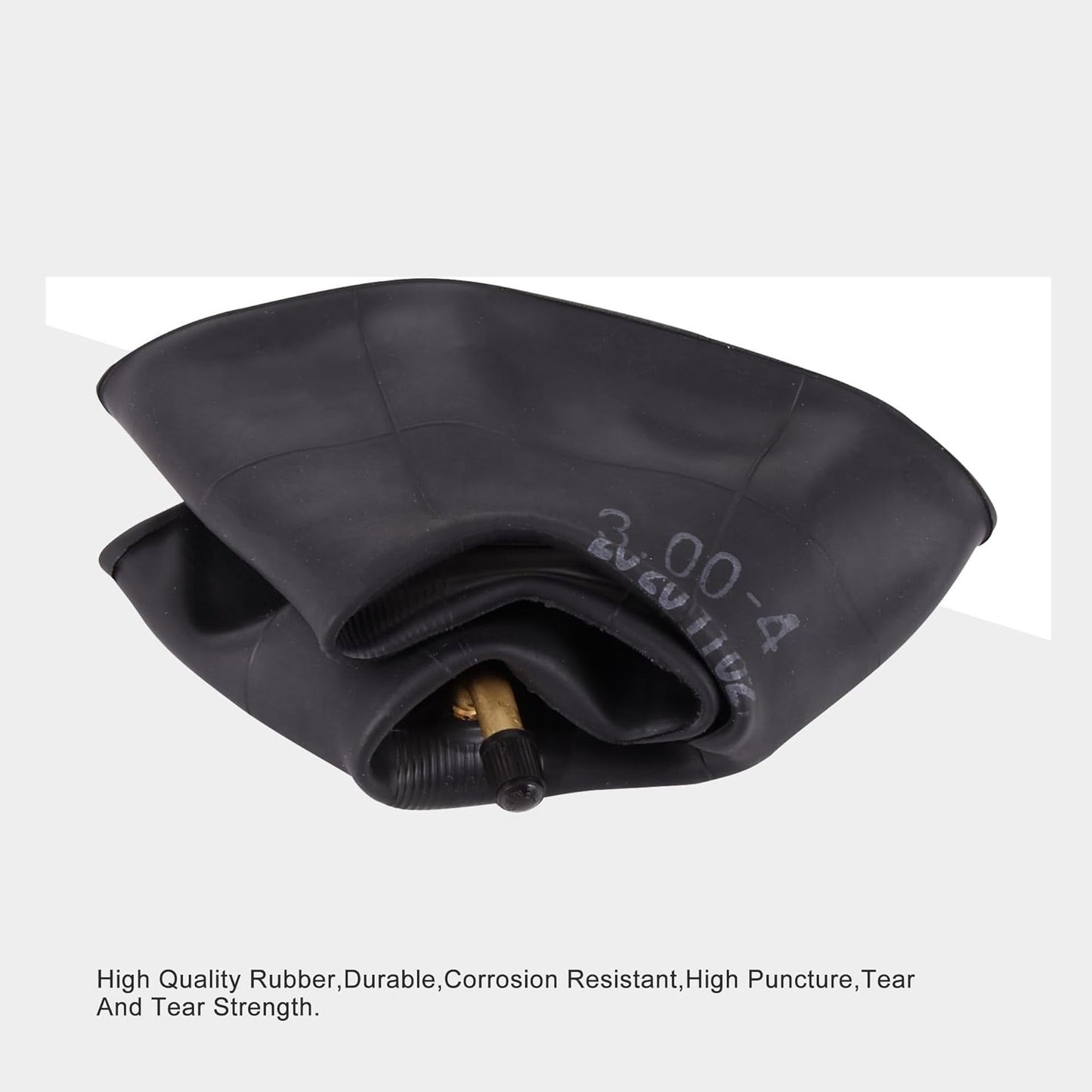 GOOFIT 2 pcs 3.00-4 Curved Bent Stem Inner Tube Tire for Scooters Mini Quad Goped Go Karts Mini ATVs Hand Trucks