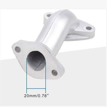 GOOFIT 20mm Intake Manifold Pipe Replacement for 50cc 70cc 90cc 110cc ATV Dirt Bike Go Kart Horizontal Engine