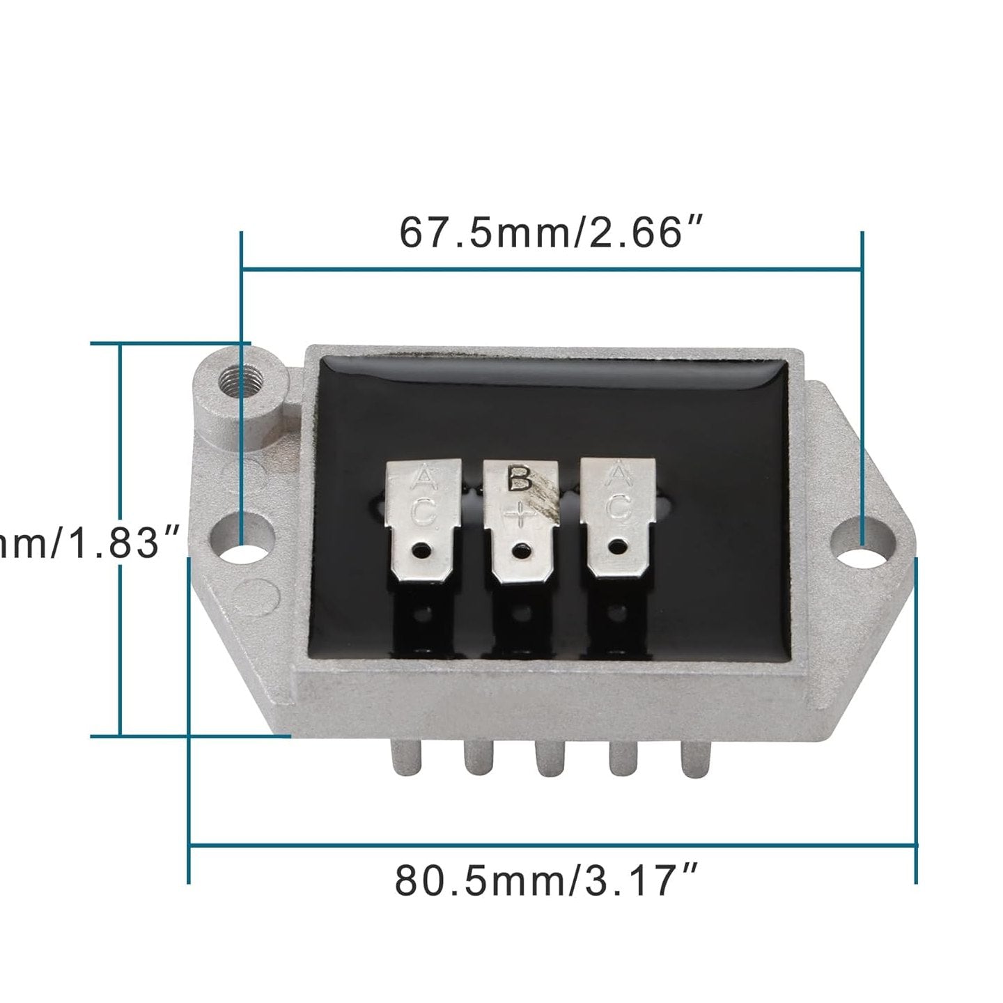 GOOFIT 25 403 39-S Voltage Regulator Rectifier Replacement for CH680 640 730 LH685 690 775 CV640 750 engine 25 403 08-S 25 403 20-S 25 403 21-S 25 403 29-S 25 403 32-S