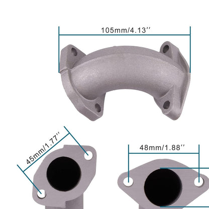 GOOFIT 25mm Intake Manifold Pipe Replacement for 110cc 125cc 140cc 150cc CRF Sunl Taotao Pit Dirt Bike ATV Quad 56-2