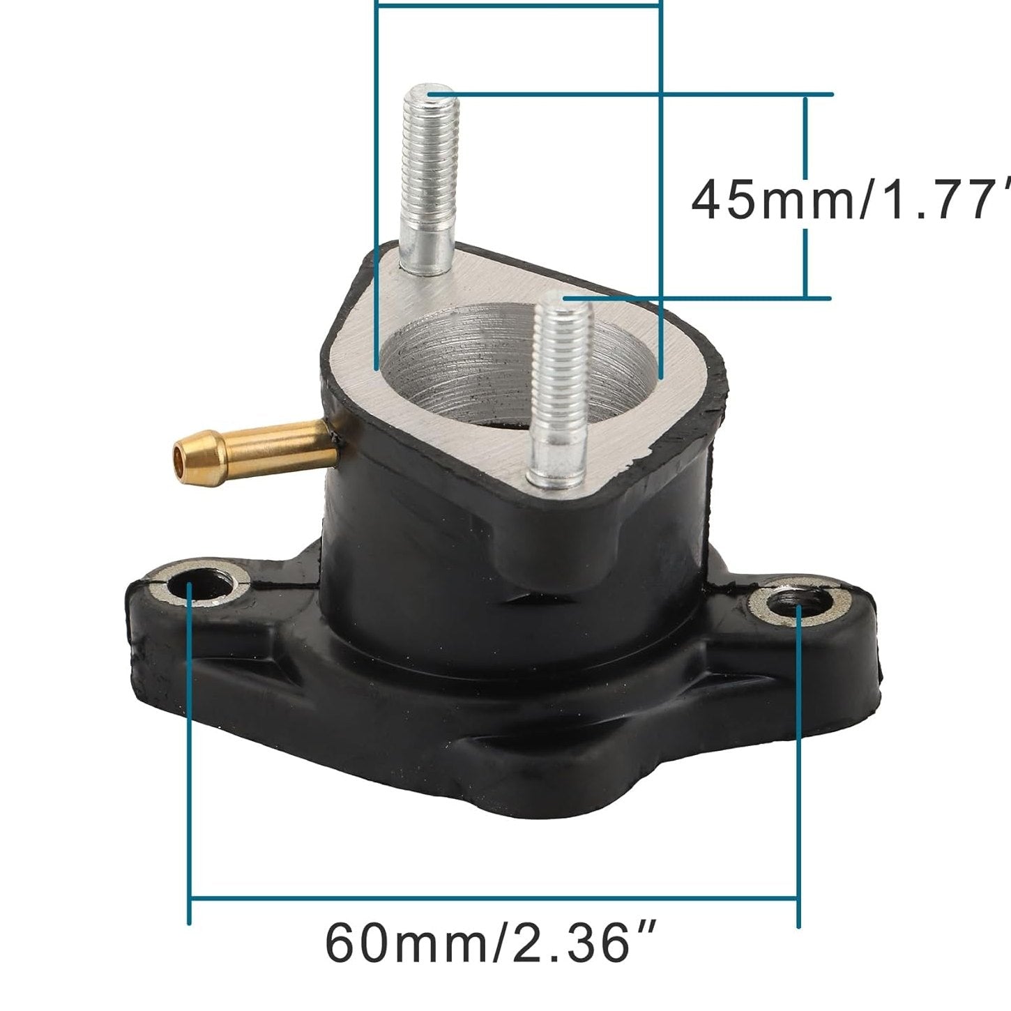 GOOFIT 27mm Straight Intake Manifold Pipe for CG 125cc 150cc 200cc ATV Dirt Bike Go Kart Pit Bike Four Wheeler Dune Buggy