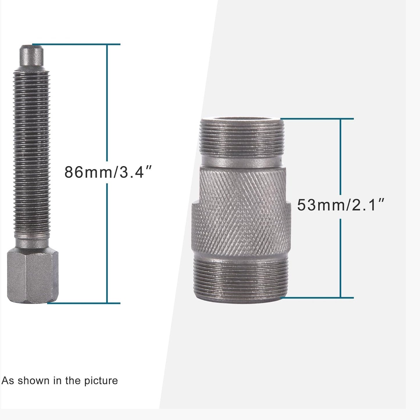 GOOFIT 27mm or 24mm Motorcycle Flywheel Magneto Stator Puller Replacement for GY6 50cc 125cc 150cc Scooter ATV Dirt Bike