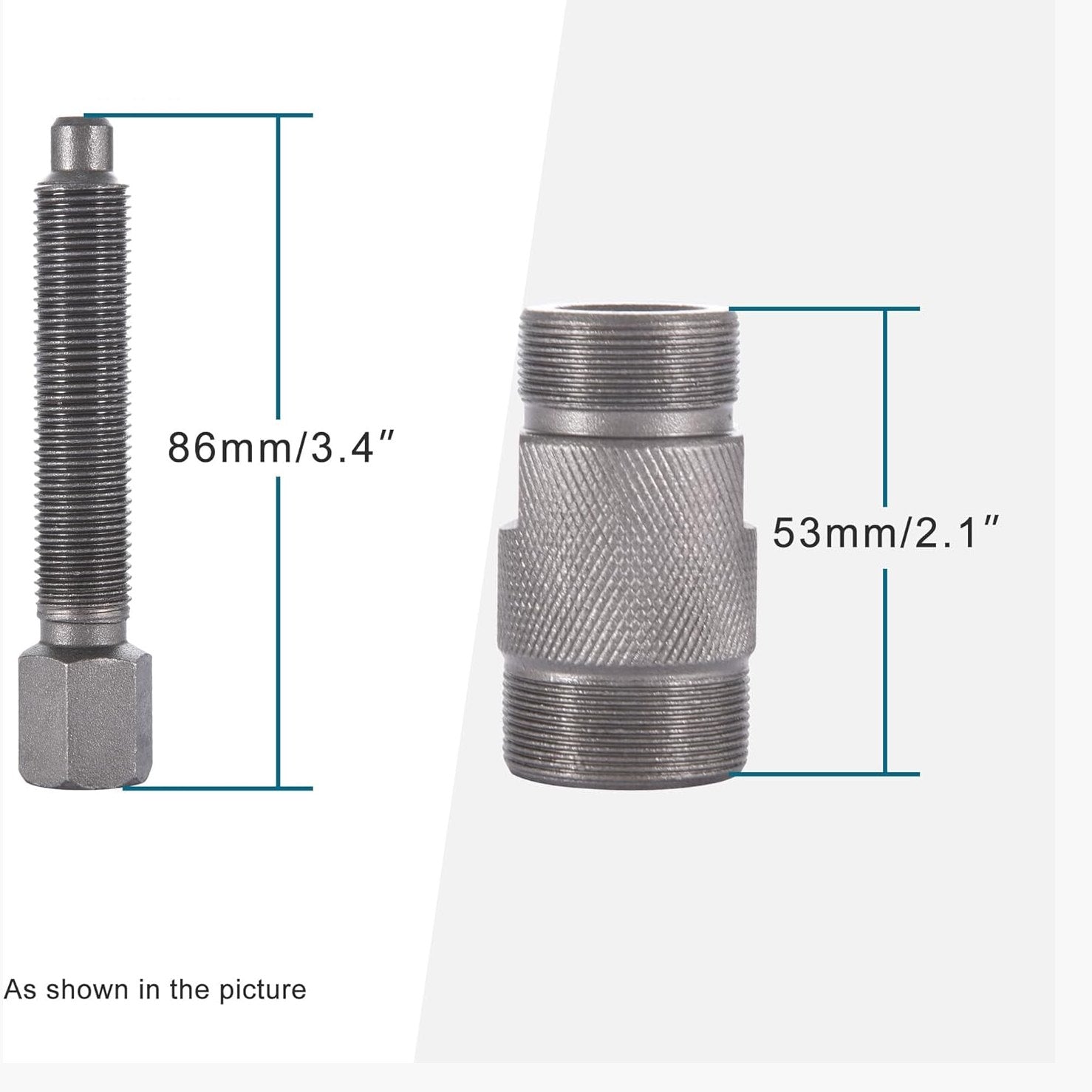 GOOFIT 27mm or 24mm Motorcycle Flywheel Magneto Stator Puller Replacement for GY6 50cc 125cc 150cc Scooter ATV Dirt Bike