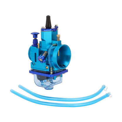GOOFIT 28mm-34mm CNC Integration Carburetor Replacement for PWK 75cc -350cc Engine Dirt Bike Pit Bike Motorcycle ATV Quad UTV Scooter Blue