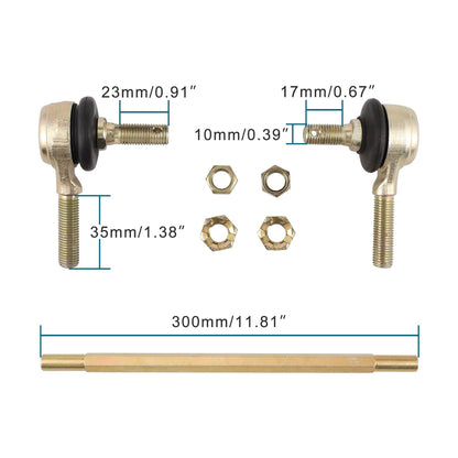 GOOFIT 290mm Tie Rod Assembly Replacement for 50cc 70cc 90cc 110cc 125cc 150cc 200cc 250cc ATV Go Kart Four Wheeler Motorcycle