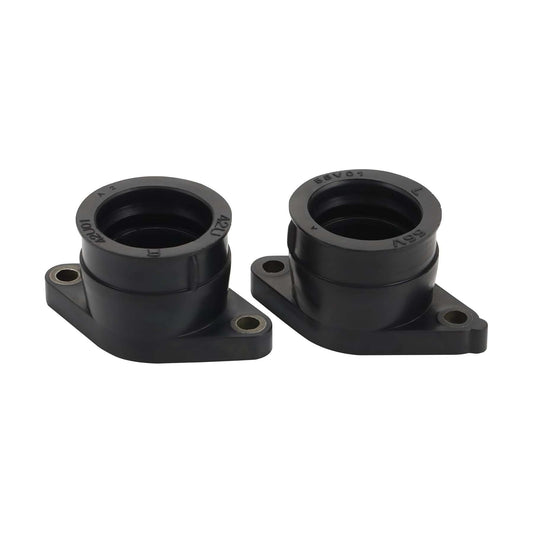 GOOFIT 2Pcs Motorcycle Carburetor Carb Intake Boot Joint Replacement for TT350 XT350 42U-13596-01-00 55V-13586-01-00