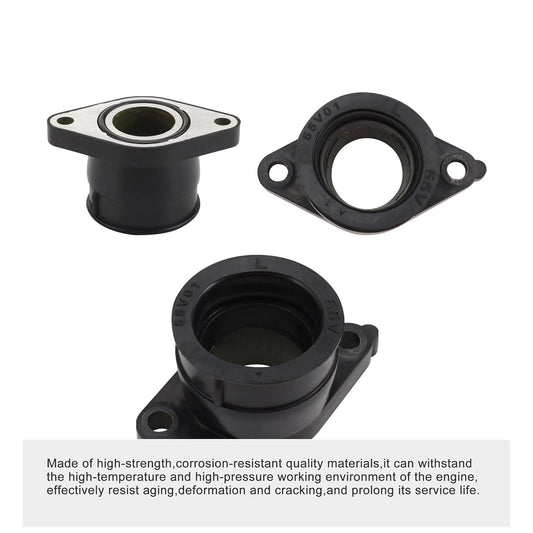 GOOFIT 2Pcs Motorcycle Carburetor Carb Intake Boot Joint Replacement for TT350 XT350 42U-13596-01-00 55V-13586-01-00