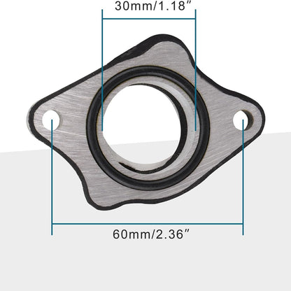 GOOFIT 30mm Intake Manifold Pipe for CG 200cc 250cc Roketa Sunl JCL BMS Chinese ATV Quad Go Kart
