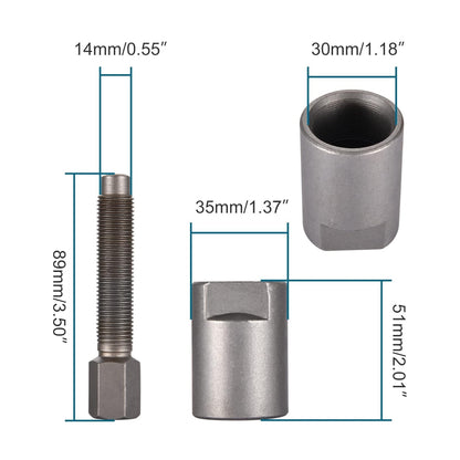 GOOFIT 30mm Magneto Flywheel Puller Replacement for KLF300 LT-F230 1986-1987 LT-F250 LT160 2003-2004 LT230E TM250 1972-1975 TS250 1970-1981 ATV Motorcycle