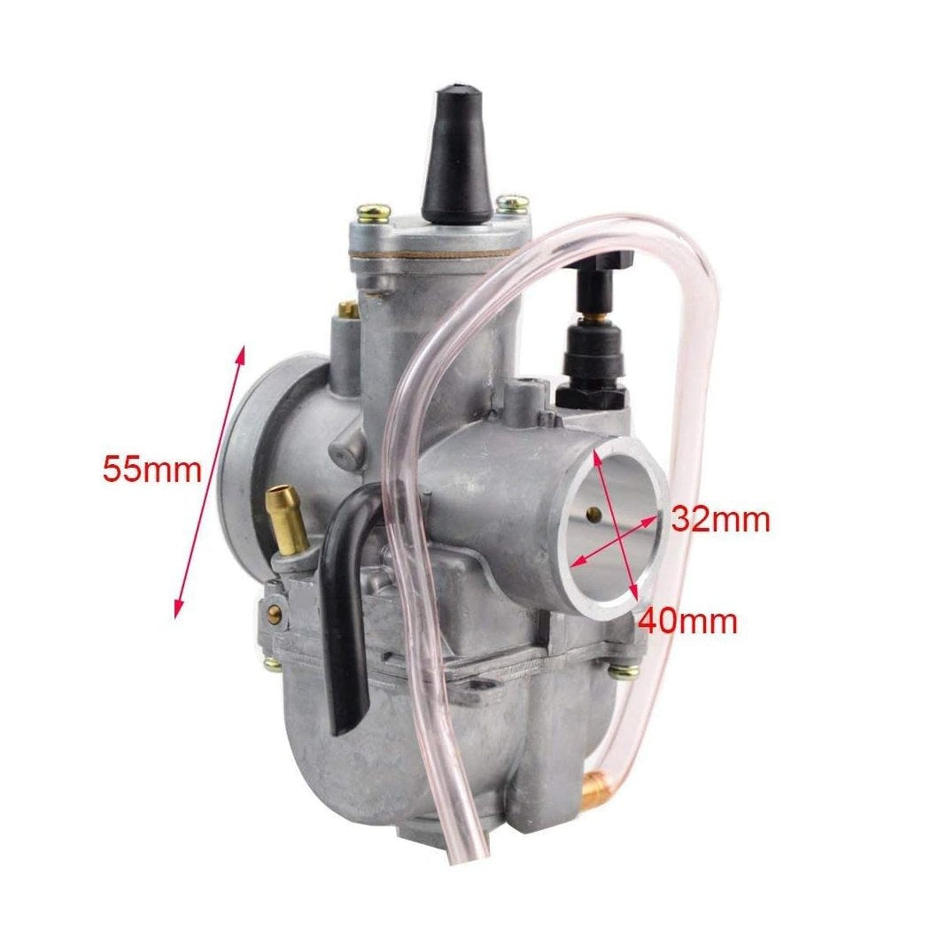 GOOFIT 32mm Carburetor Replacement for DT100/125/175/250 65SX CR80 NSR125 ATV Dirt Bike MX Motocross Motorcycle ATV Quad Scooter