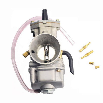 GOOFIT 34mm Carburetor with Power Jet Replacement for 125CC-250CC Motorcycle Engine Carb Dirt Bike ATV Power Race Scooter