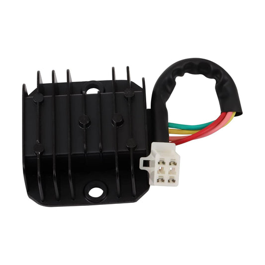 GOOFIT 4 Wire 12V Voltage Regulator for CG 125cc 200cc 250cc and GY6 50cc 60cc 80cc 125cc 150cc ATV Dirt Bike Go Kart Moped and Scooter