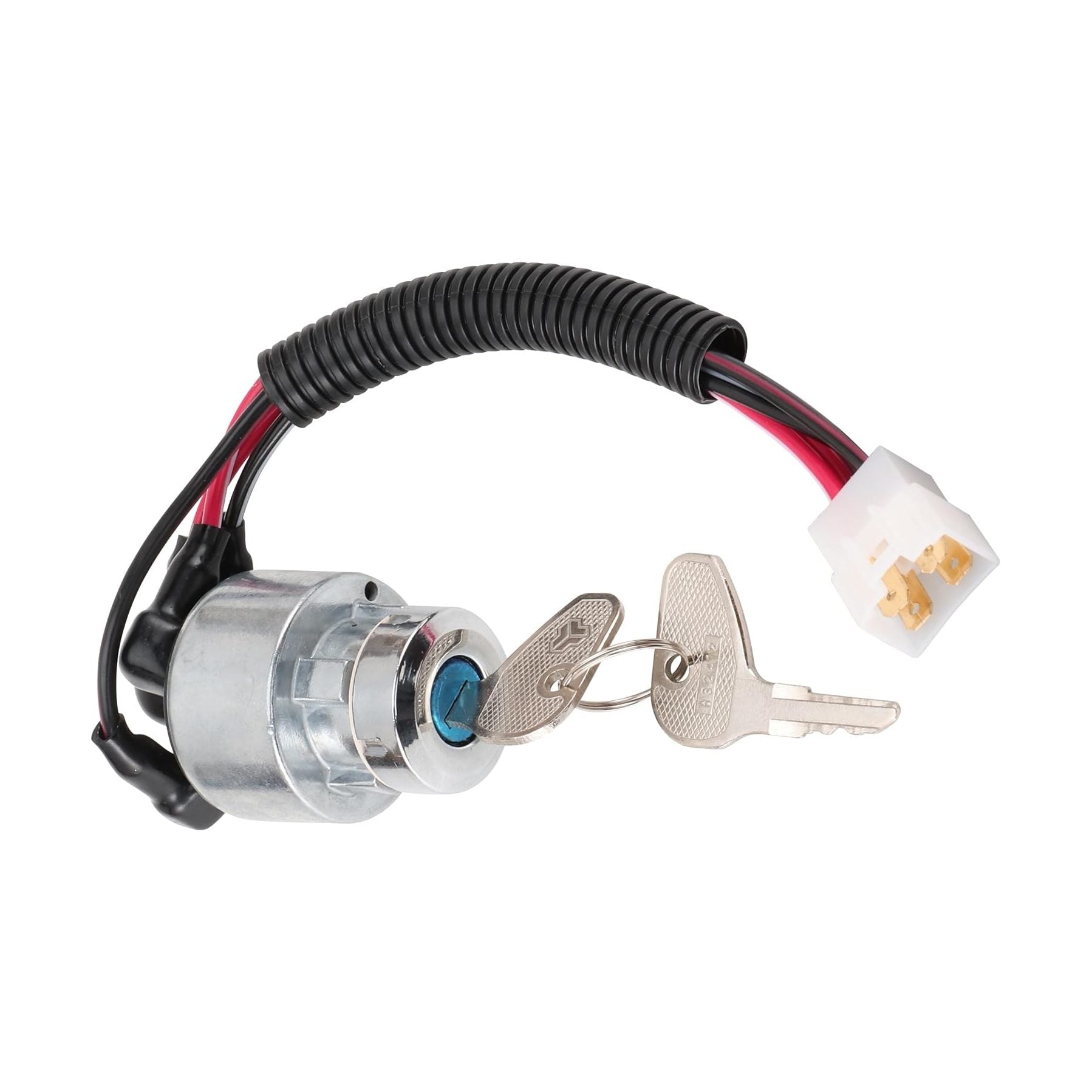 GOOFIT 4 Wire Ignition Key Switch Replacement for 47cc 49cc 50cc Pocket Mini Bike Motorcycle Moped